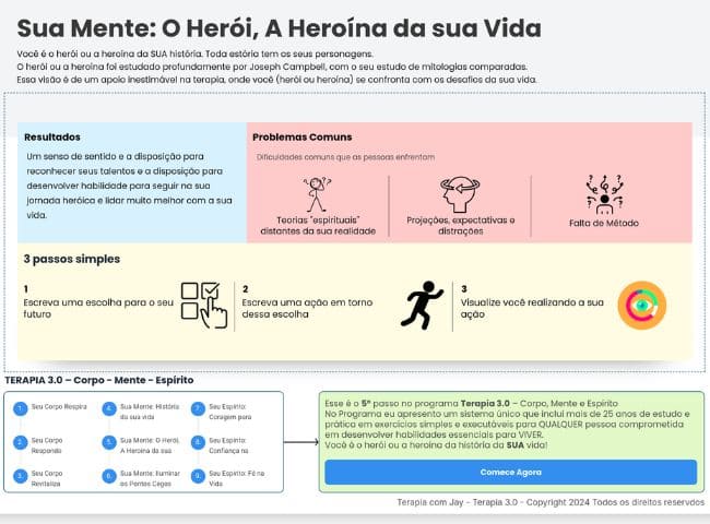 Terapia 3.0 8 - Terapia com Jay Mente Heroi Heroina - Terapia com Jay